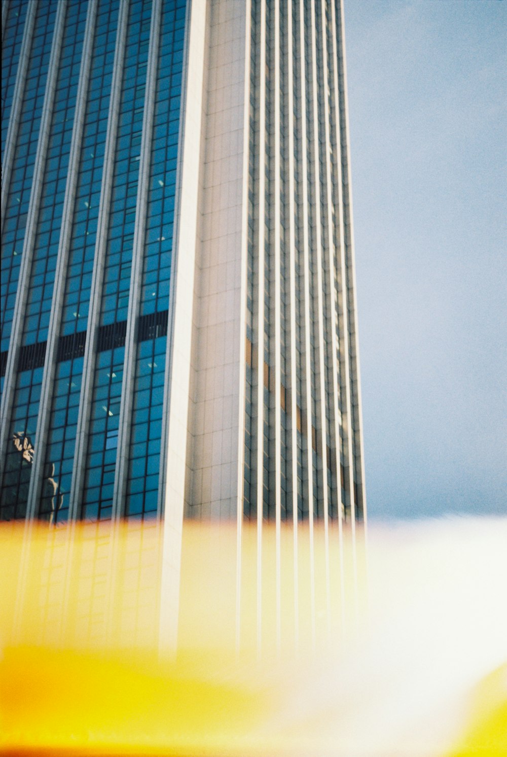 a tall building with a clock on the side of it