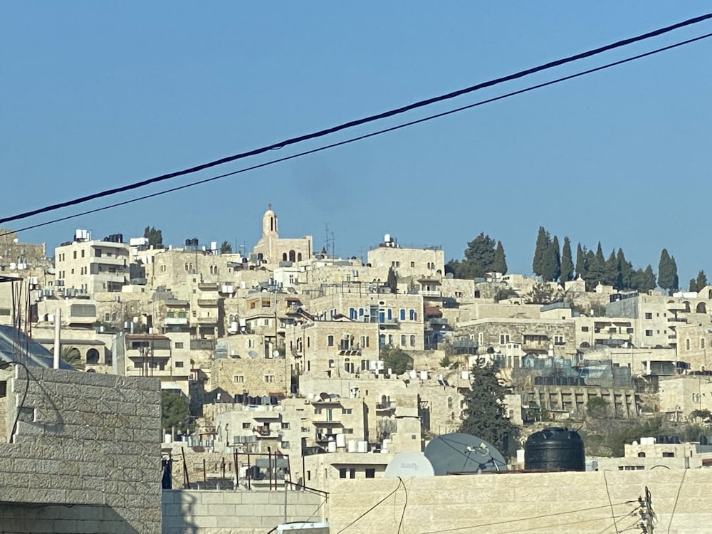 a view of a city with lots of buildings