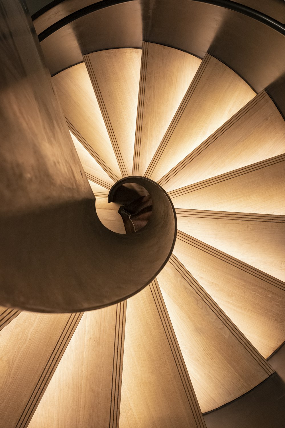 a view of the inside of a light fixture