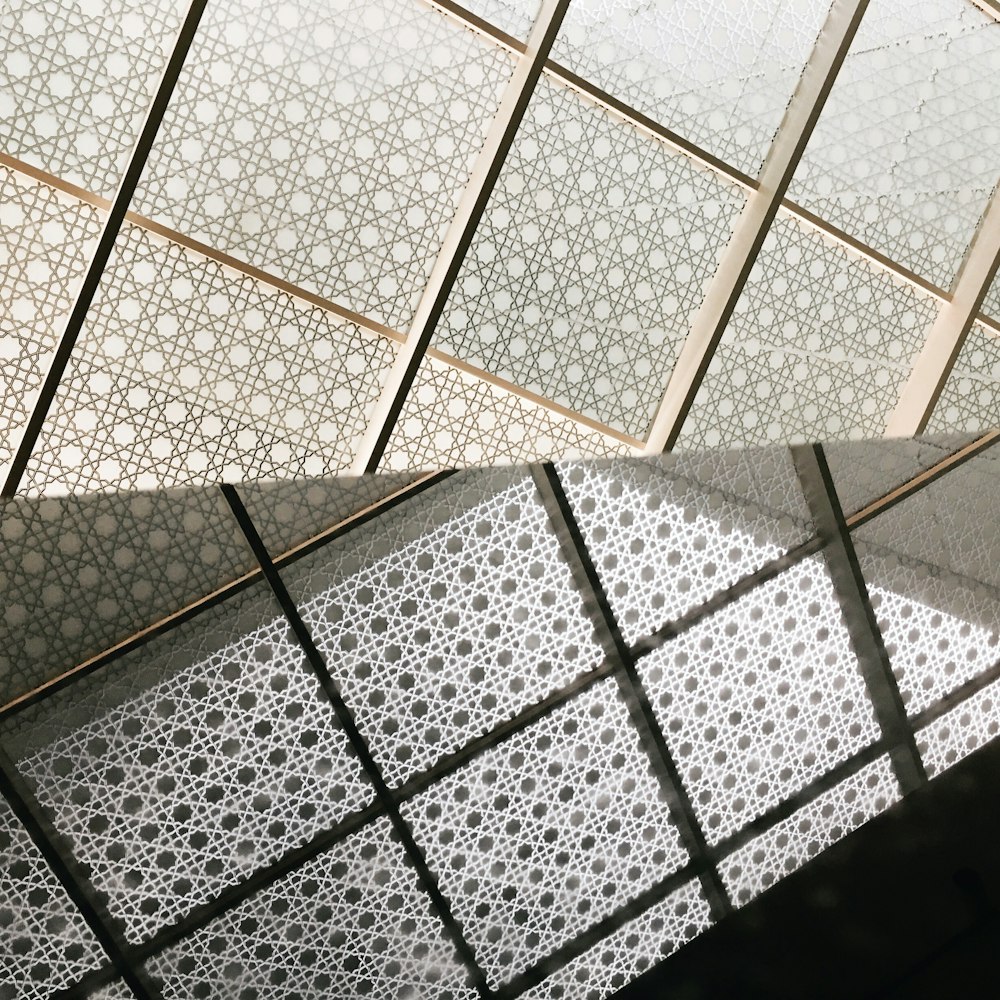 a close up of a wall with a pattern on it