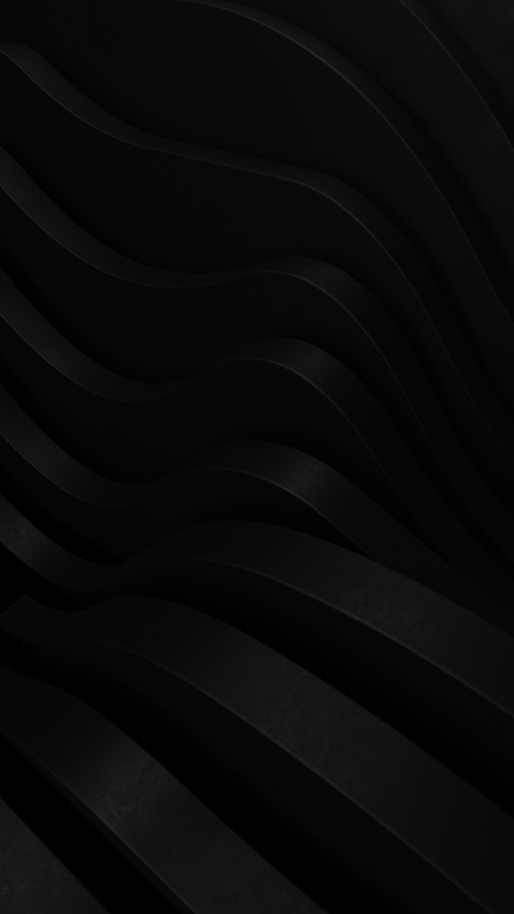 un fond noir abstrait avec des lignes ondulées