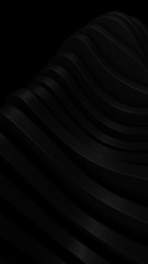 Abstract dark waves representing sound vibrations.