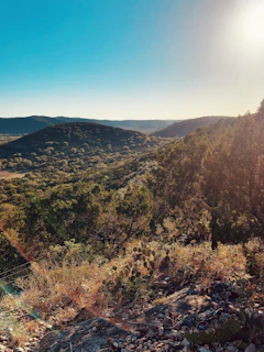 A sunny landscape in Argentina showing diverse climates with mountains and plains.