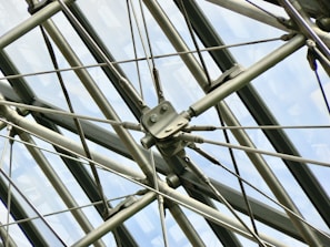 A high-quality steel structure showcasing precision engineering.