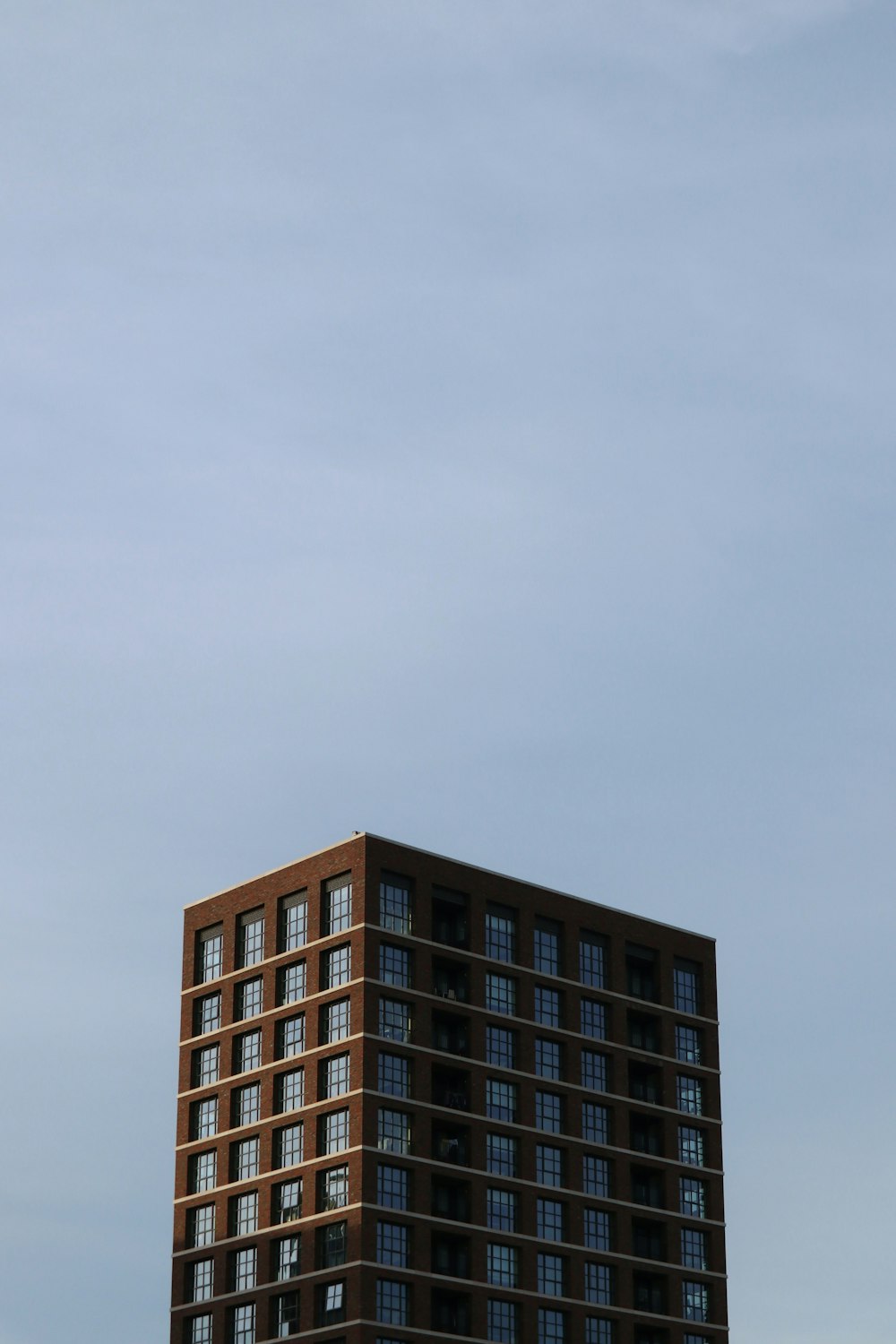 a very tall building with lots of windows