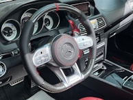 Close-up of a premium car dashboard showcasing advanced technology and sleek design.