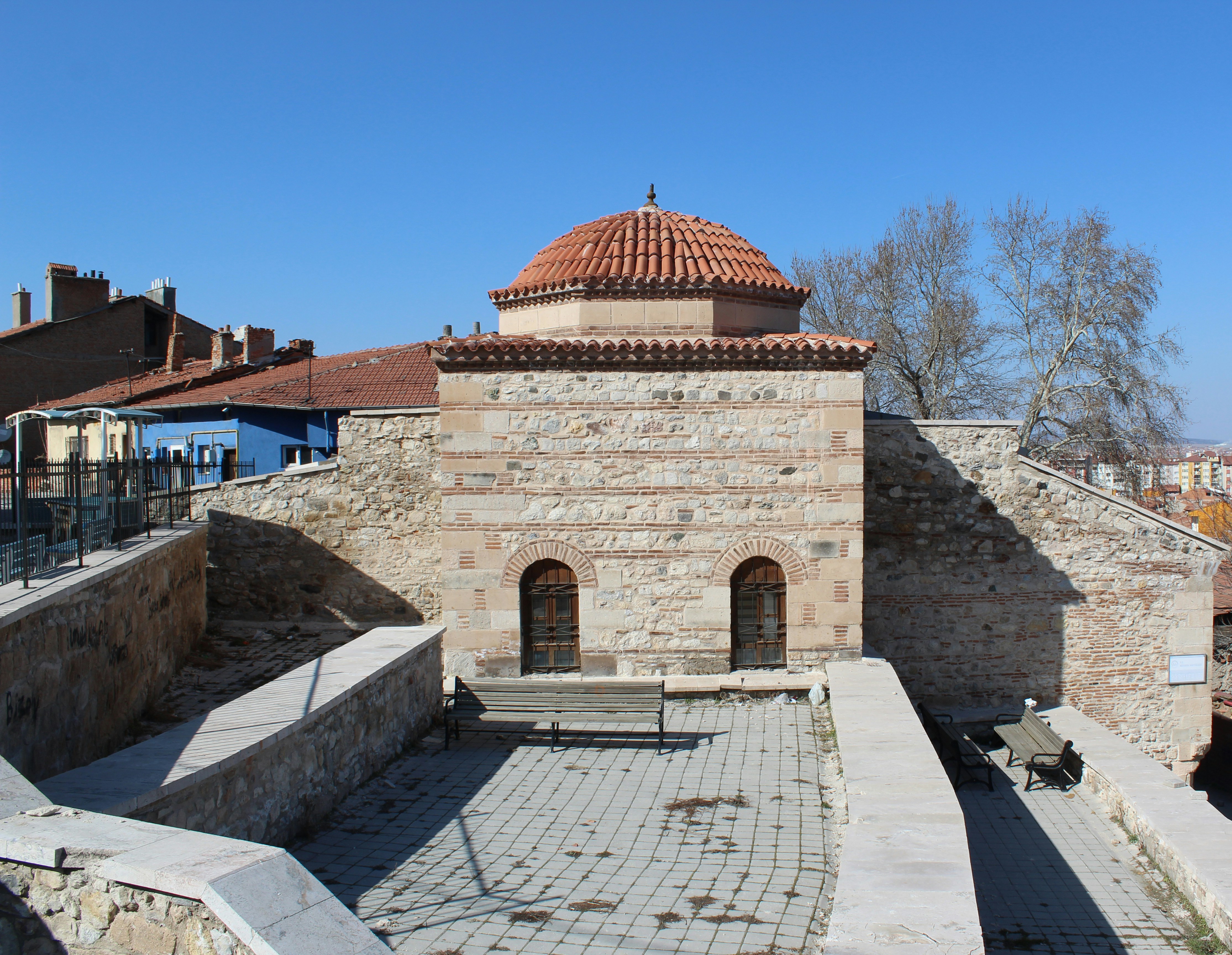 Byzantine church inside Berat Castle complex