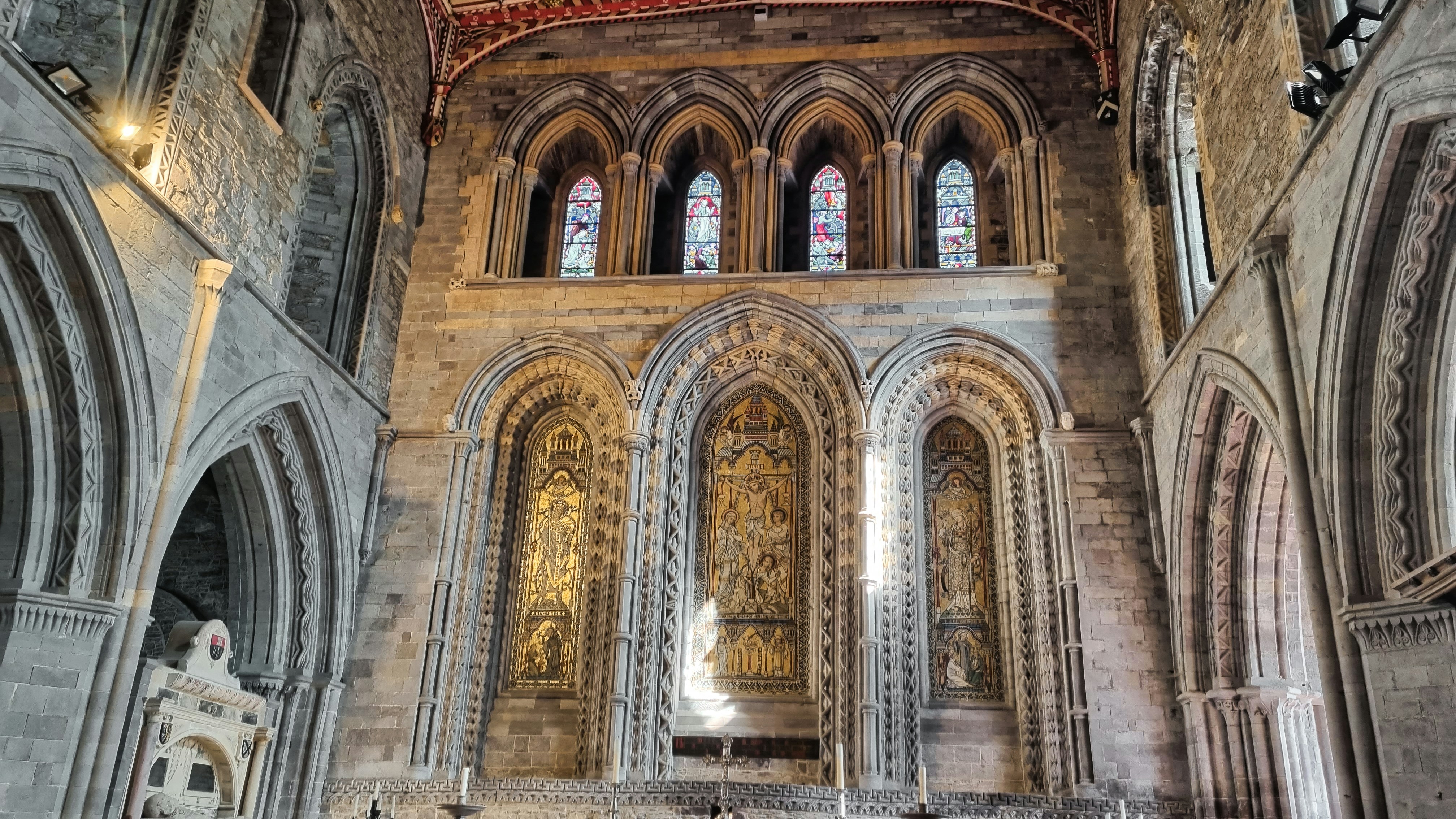 Inside St Davids Cathedral