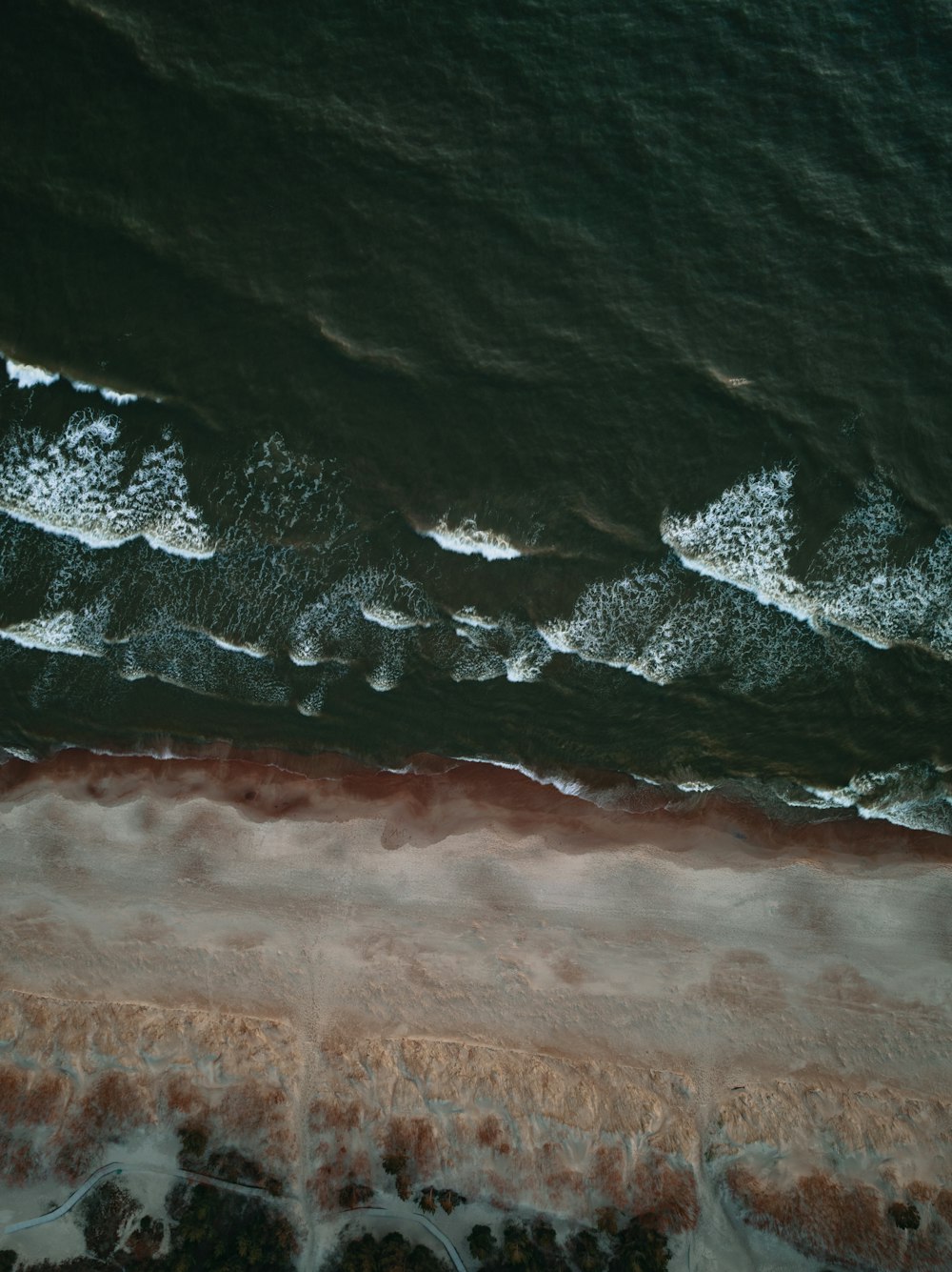 a close up of a wave