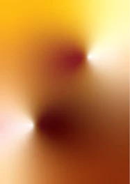 Warm yellow gradient background with brown accents matching the hotel theme.