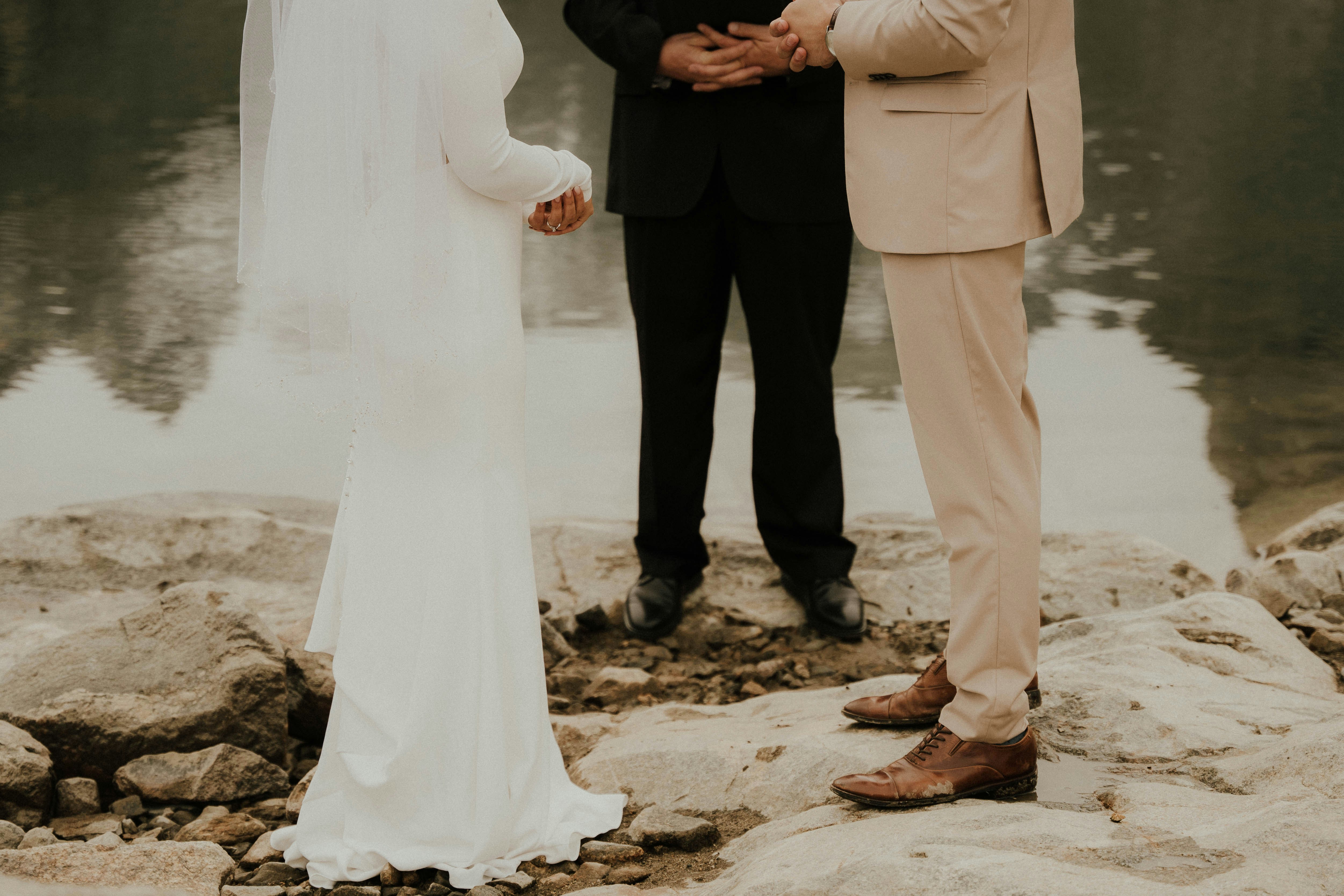 a man and a woman standing next to each other