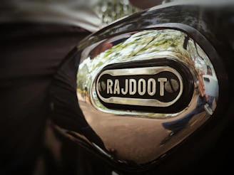 a close up of the rear end of a motorcycle