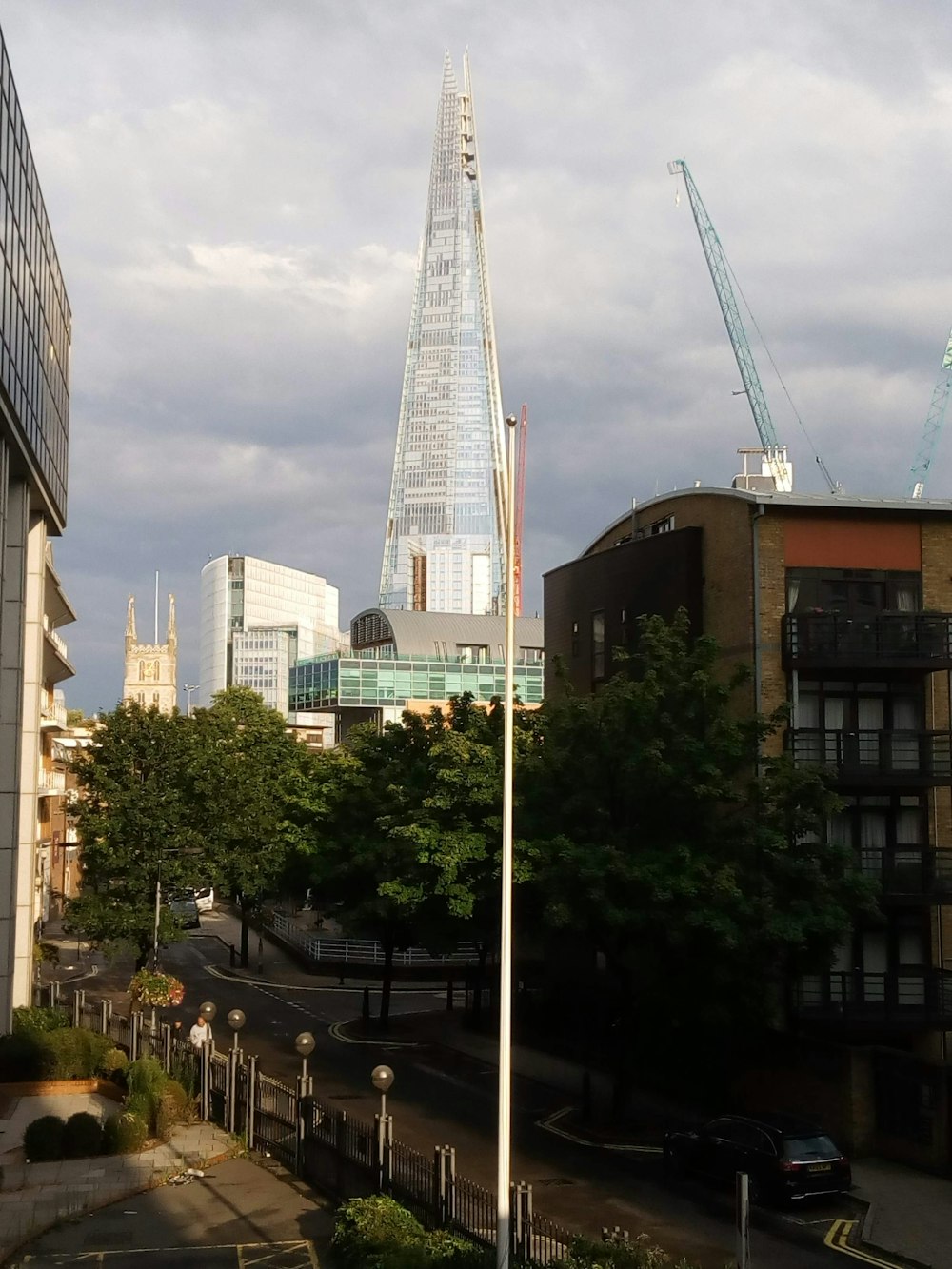 a view of the shard of the shard of the shard of the