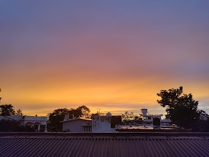 A vibrant sunset representing positivity and new beginnings.