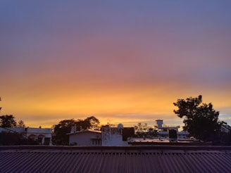 A vibrant sunset representing positivity and new beginnings.