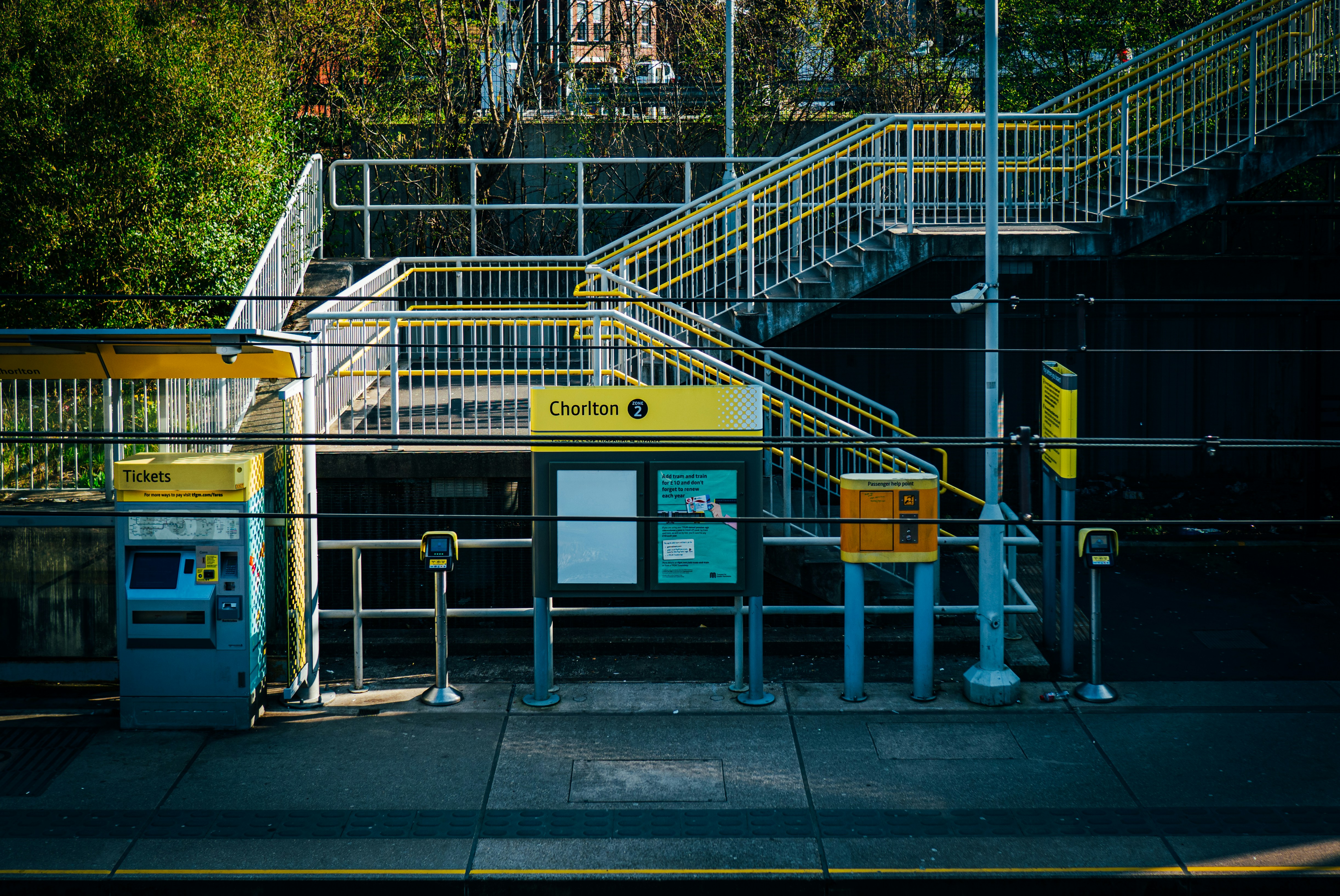 Chorlton's Metro Stop in Manchester