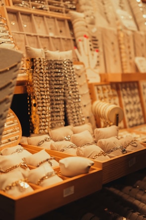 White and gray ovals
