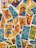A colorful assortment of tarot cards is laid out, featuring a variety of illustrations, including figures, symbols, and mythical imagery. The cards are overlapping, each with vibrant colors and intricate designs, representing different suits and trumps within the tarot deck.