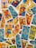 A colorful assortment of tarot cards is laid out, featuring a variety of illustrations, including figures, symbols, and mythical imagery. The cards are overlapping, each with vibrant colors and intricate designs, representing different suits and trumps within the tarot deck.