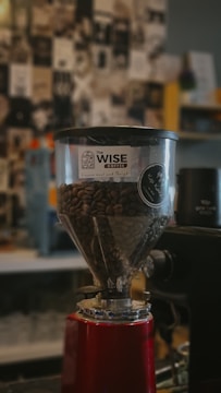 A vibrant billboard ad for a local coffee shop designed by Wise Media Communications.