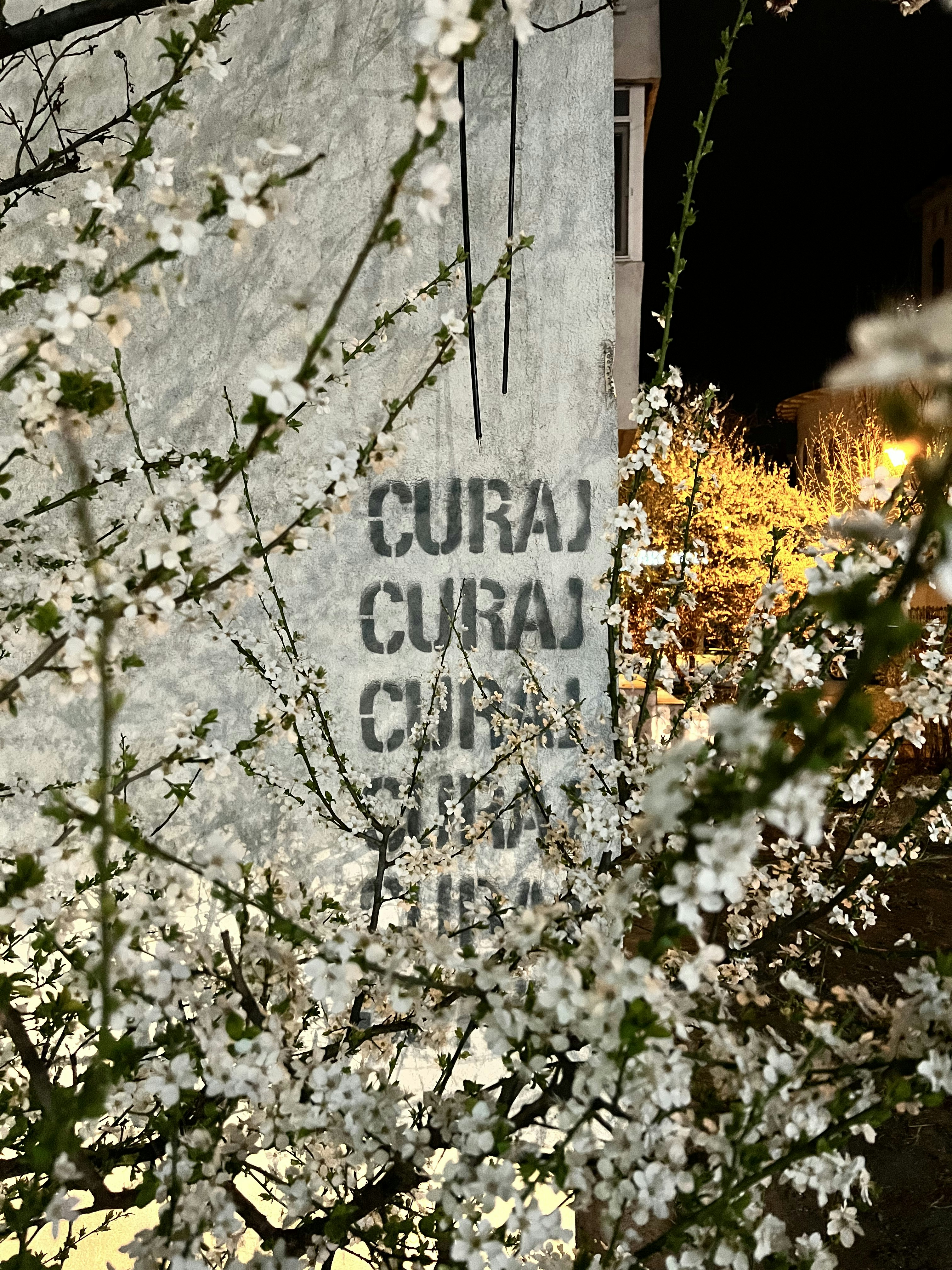 a sign that is on the side of a building