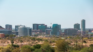 a city with a lot of tall buildings