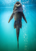 a fish that is swimming in the water