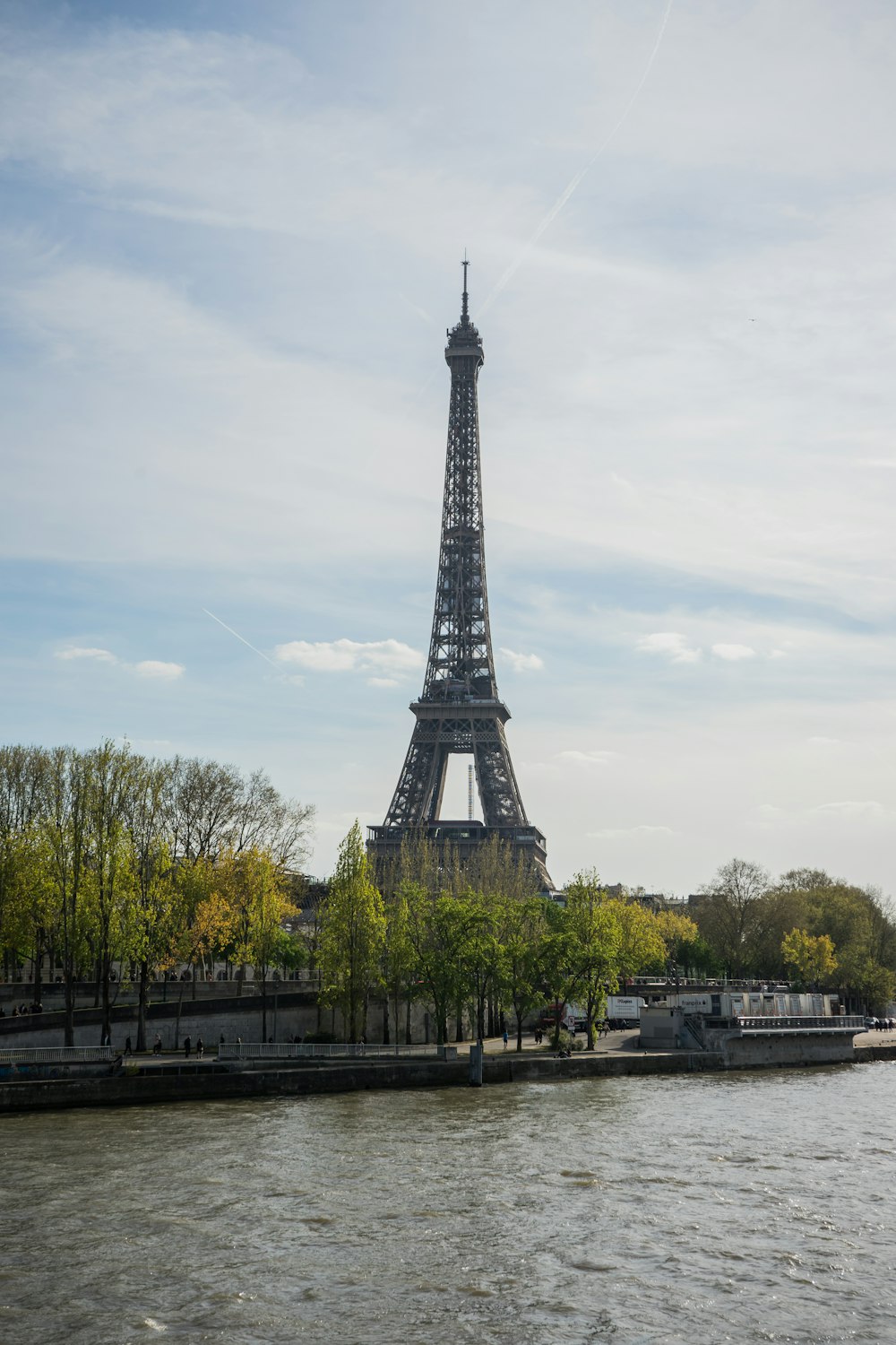 the eiffel tower towering over the city of paris