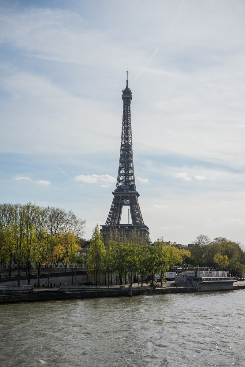 Eiffel Tower over the Seine