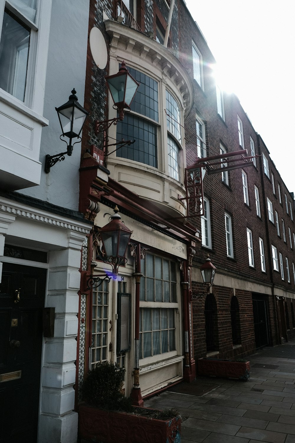 a building with a clock on the front of it