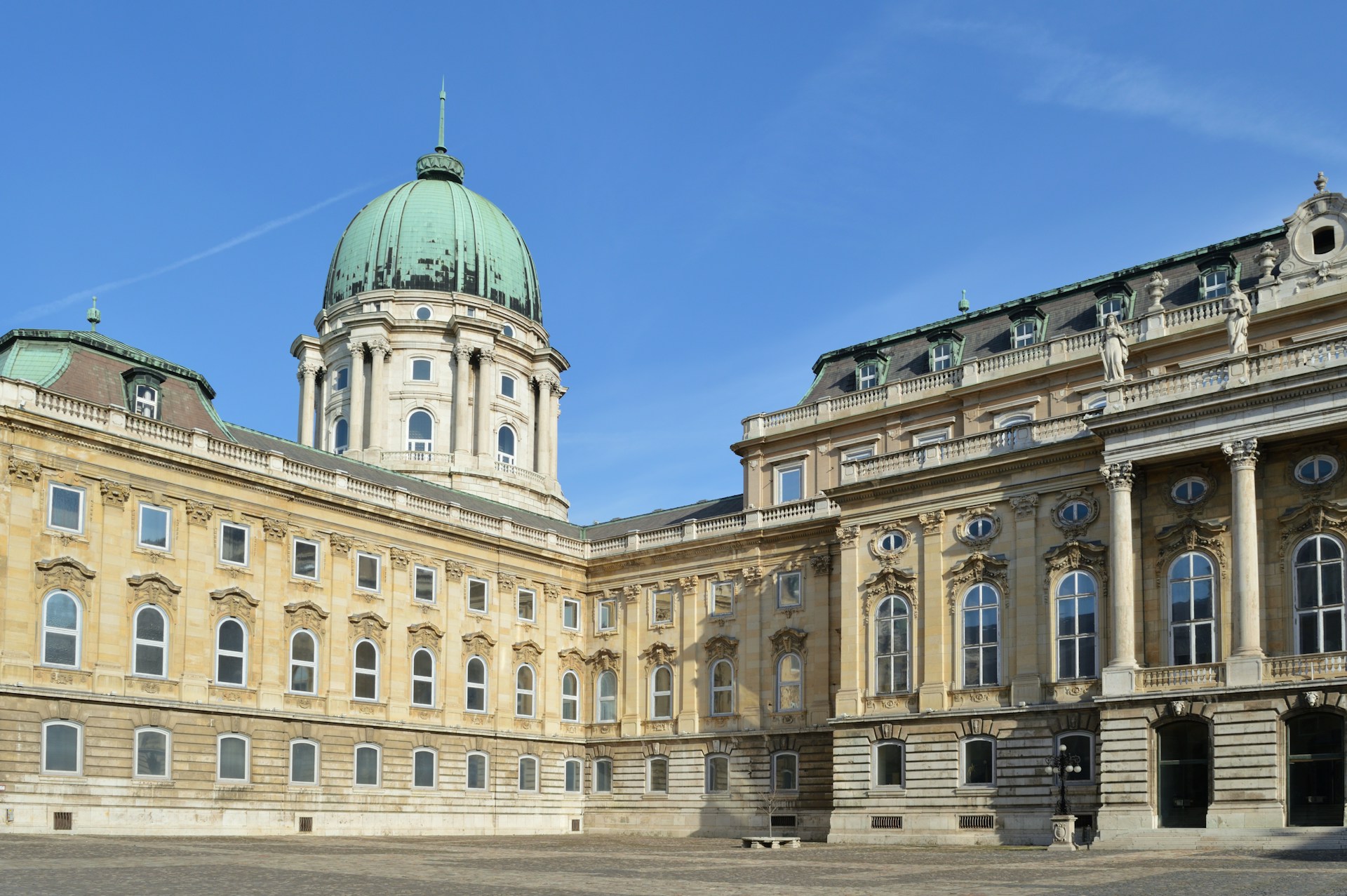 a large building with a dome on top of it