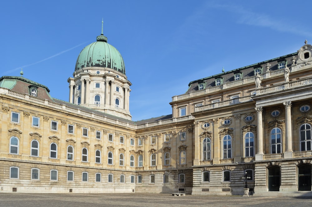 a large building with a dome on top of it