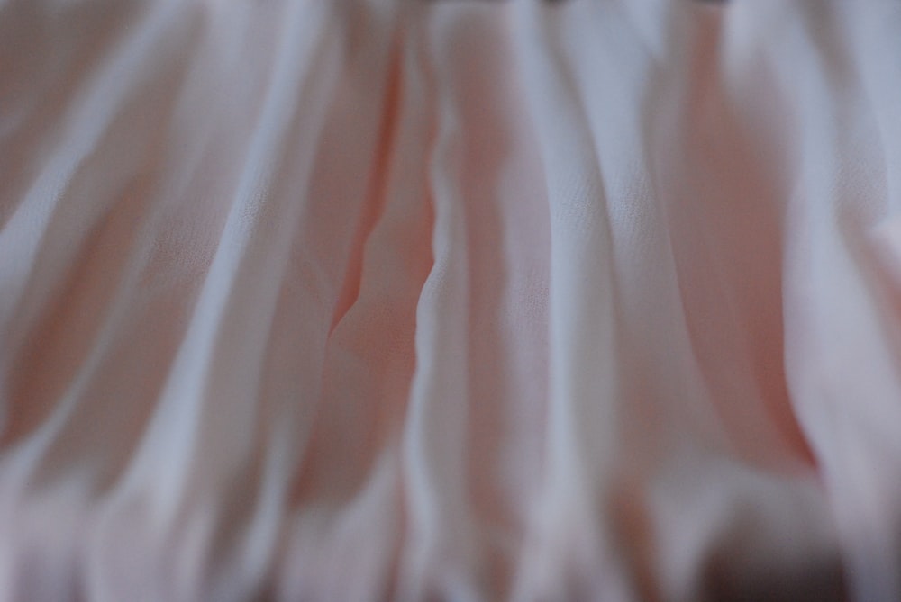 a close up view of a pink fabric