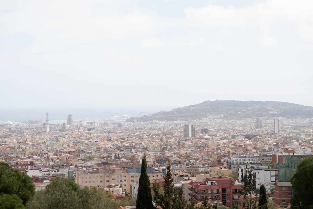 a city with many buildings