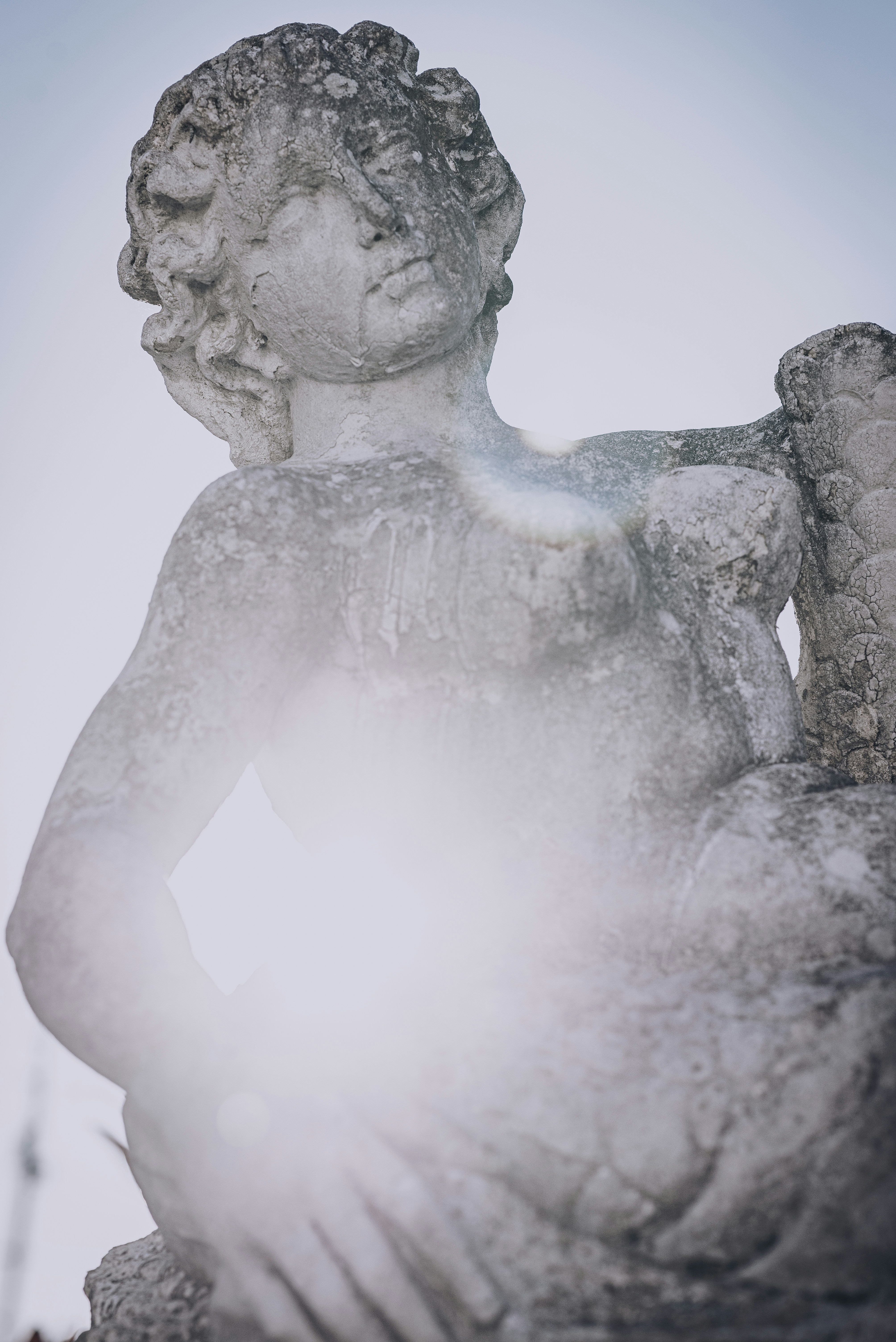 a statue of a person