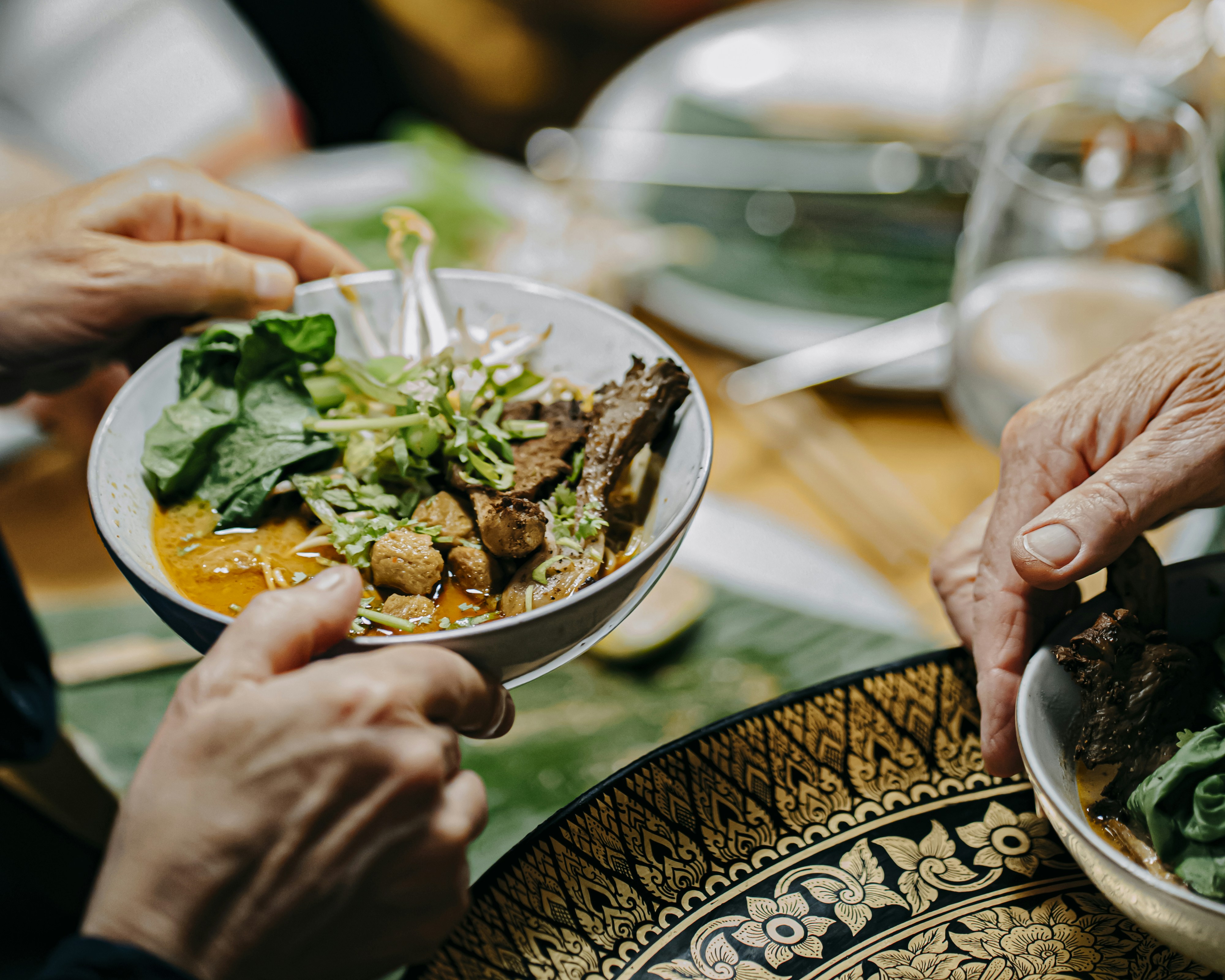Fresh ingredients for spring pea toast