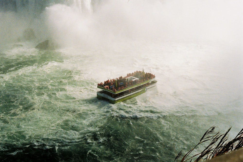 a boat on the water