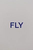 Set of custom printed flyers with a simple and clean blue design