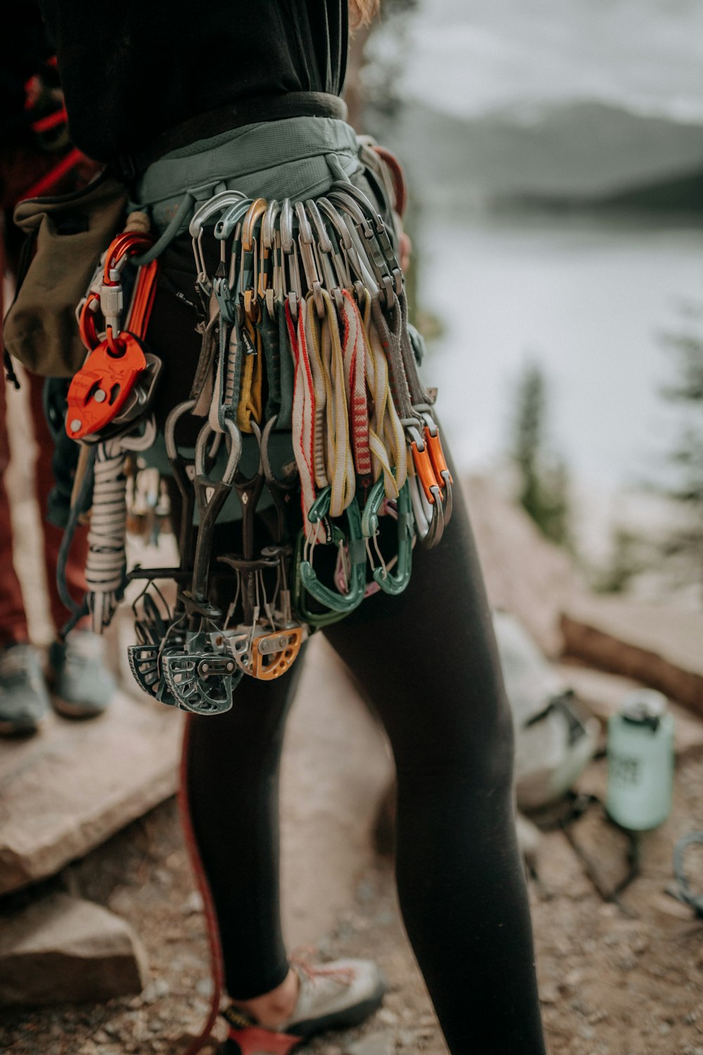 a person wearing a backpack