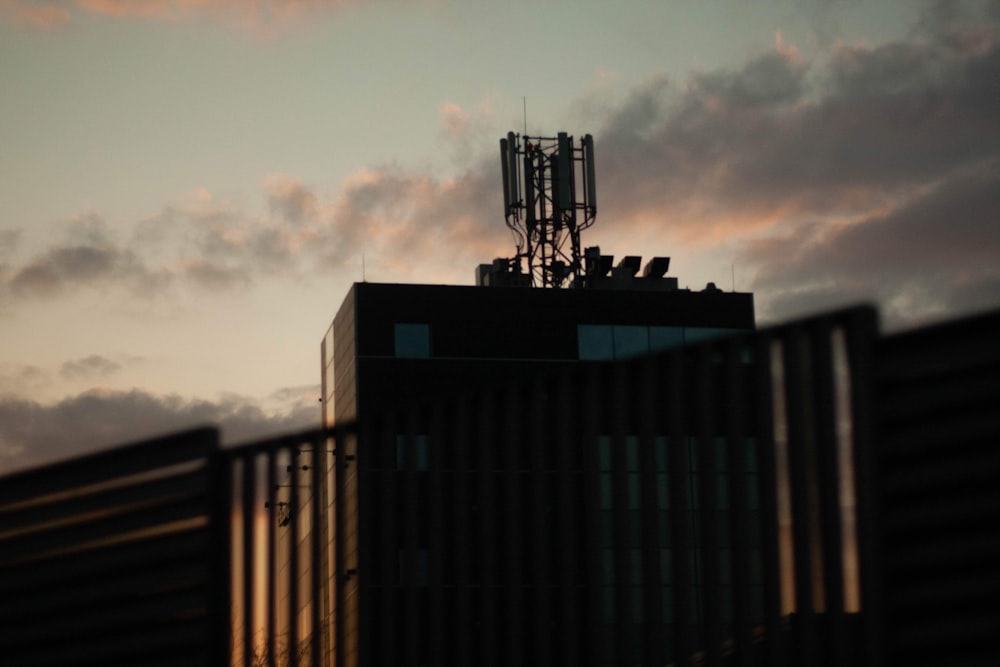 a building with a tower