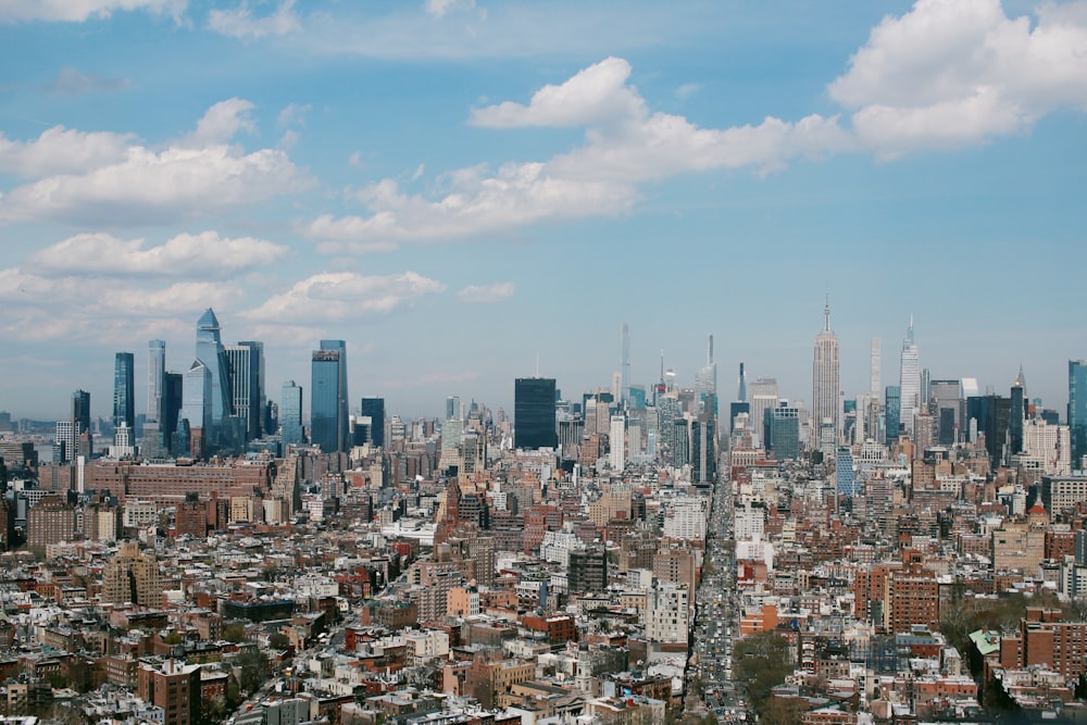 a city with many buildings