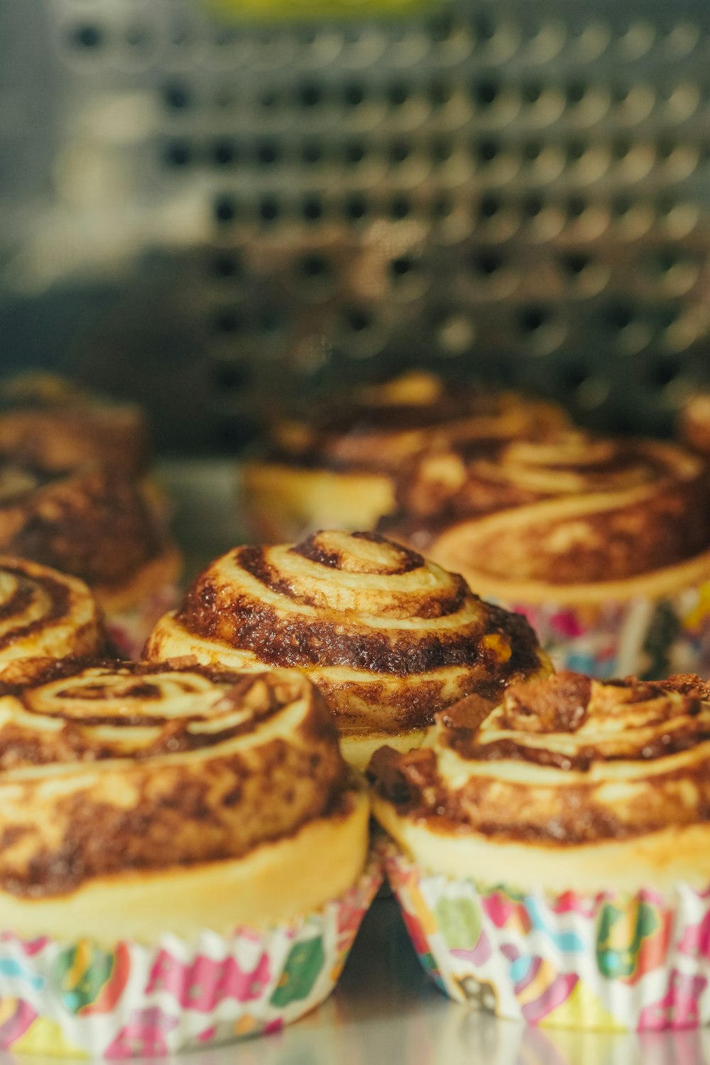 a group of pastries on a table