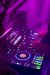 a person playing a music instrument