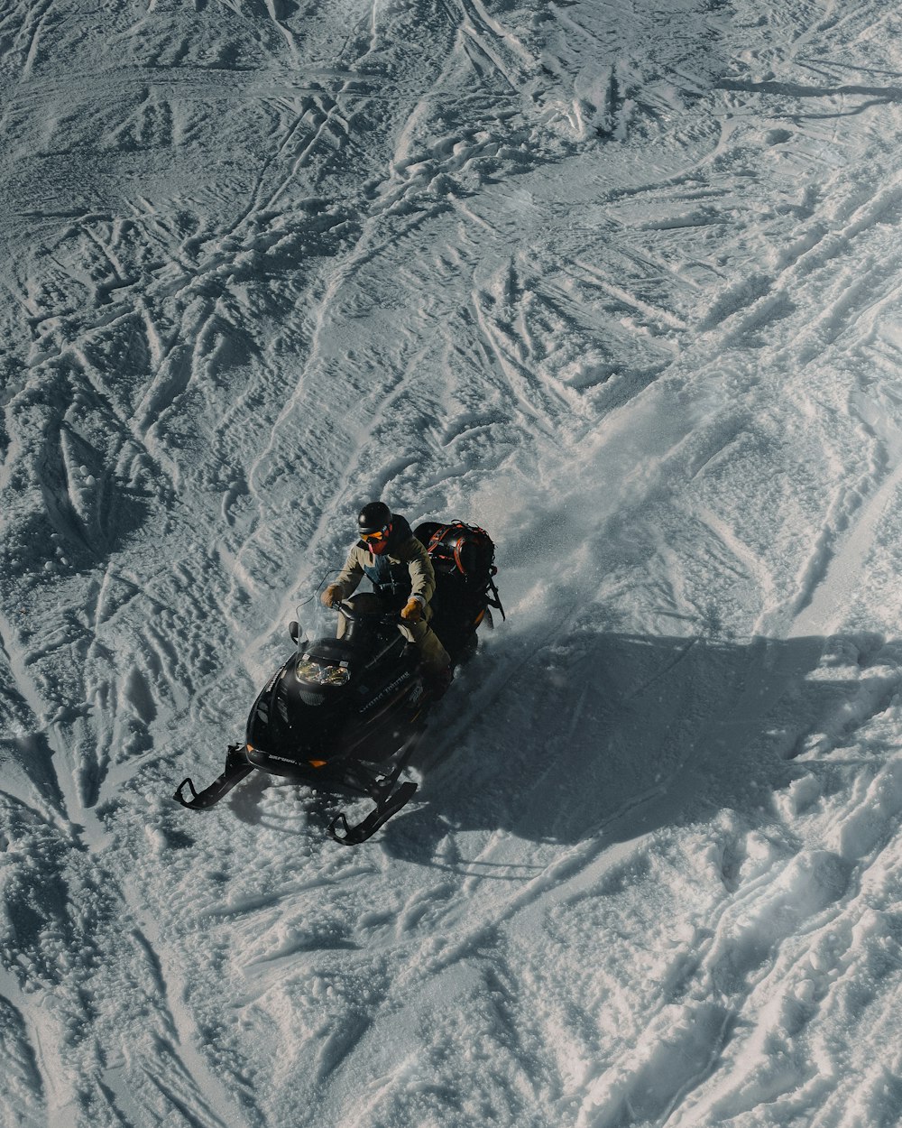 a group of people climbing a mountain