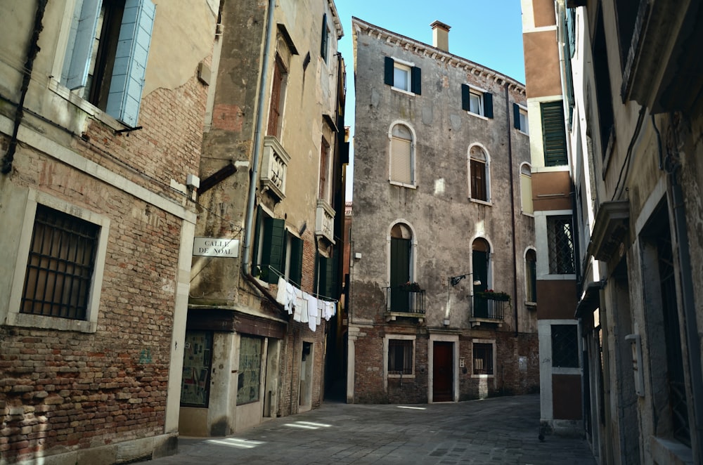 a street with buildings on both sides