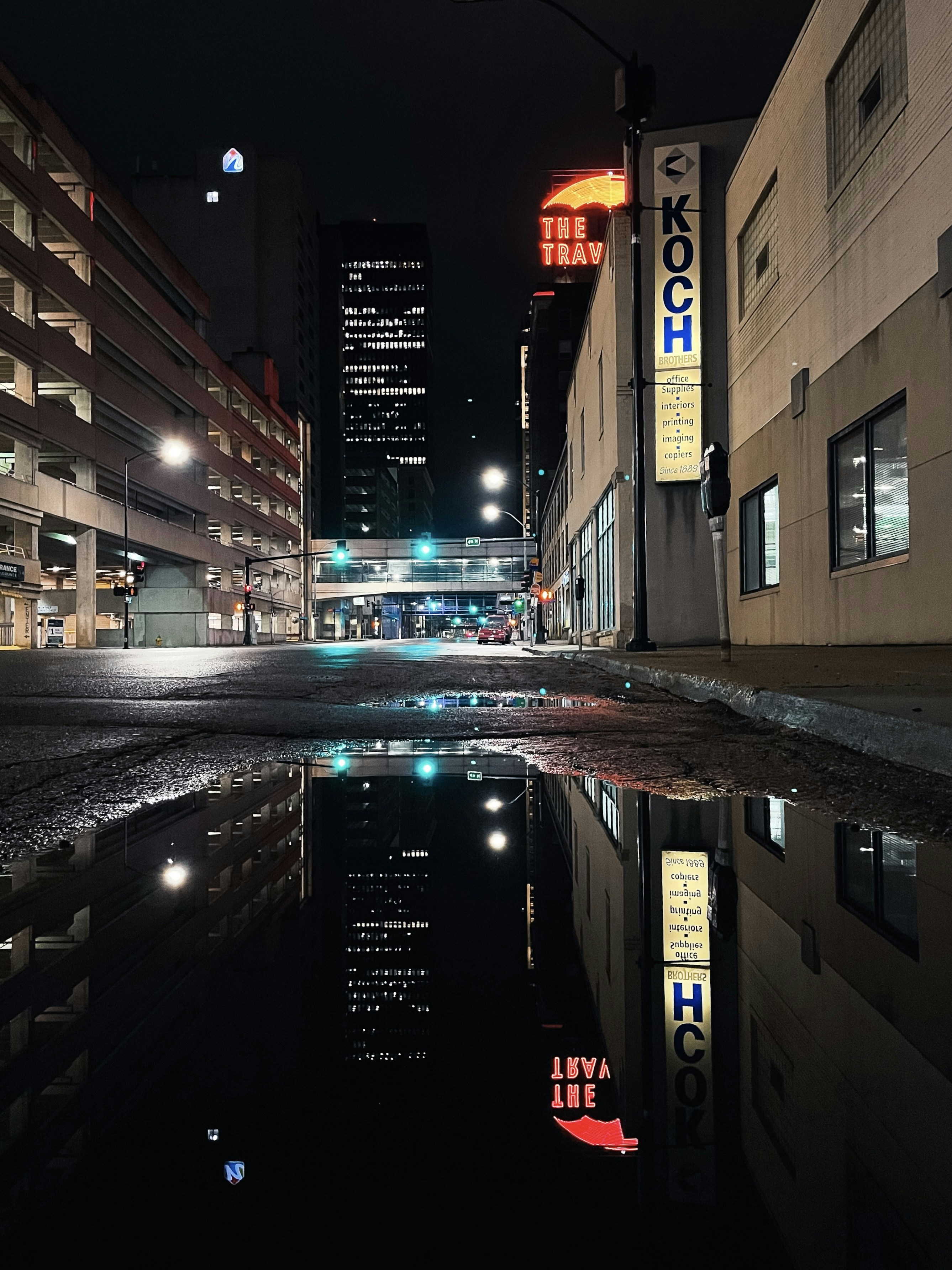 A city street at night photo – Free Building Image on Unsplash