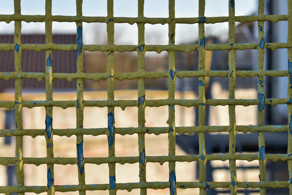 Fretwork pattern grill