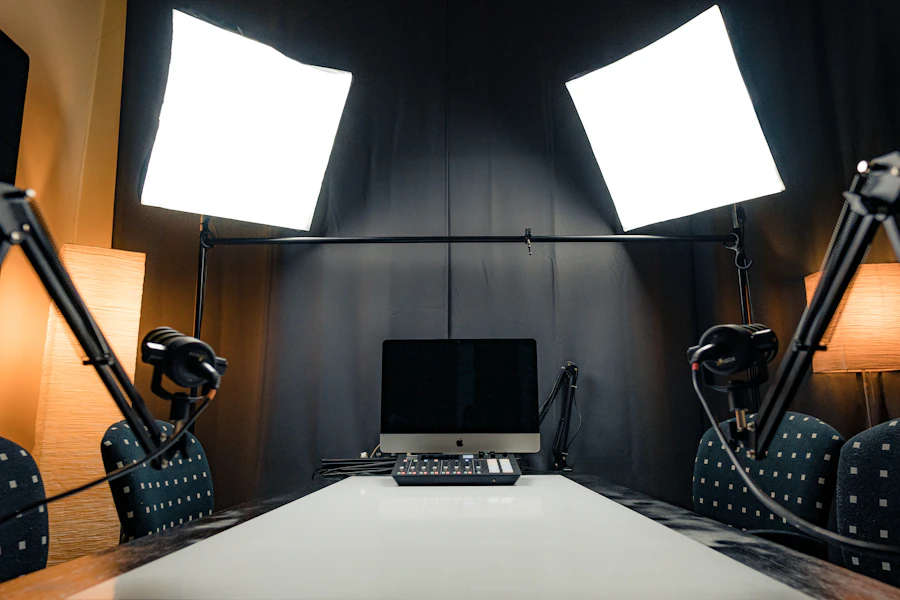 Content creation in the studio