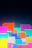 A collection of colorful 3D models displayed in a creative arrangement on a bright background.