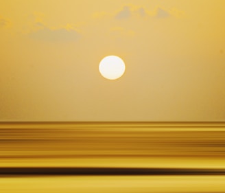 a sunset over a beach